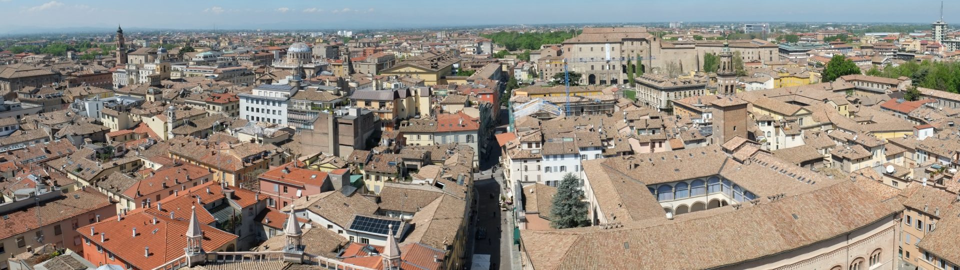 Panorama aereo di Parma